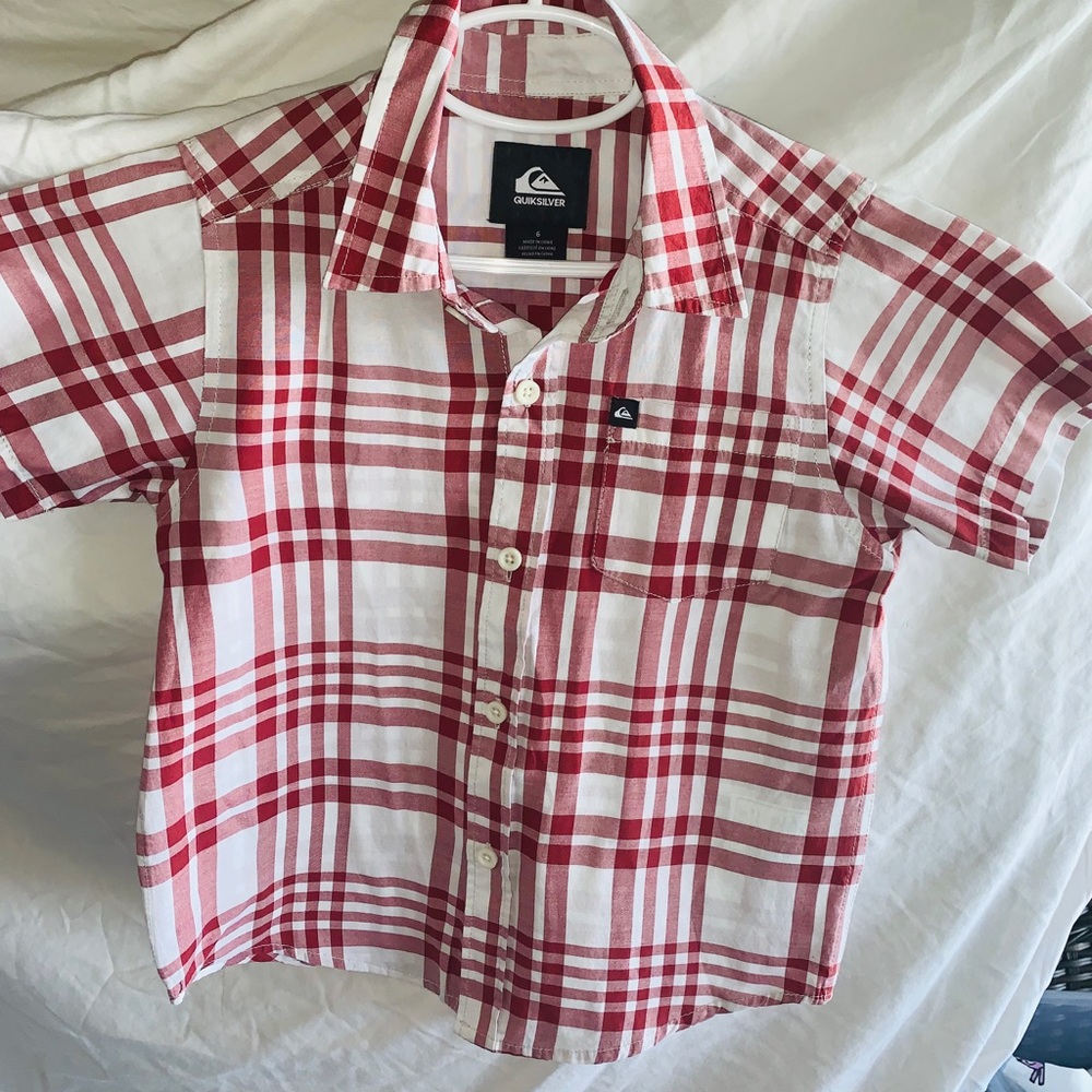Boys Quicksilver button down shirt